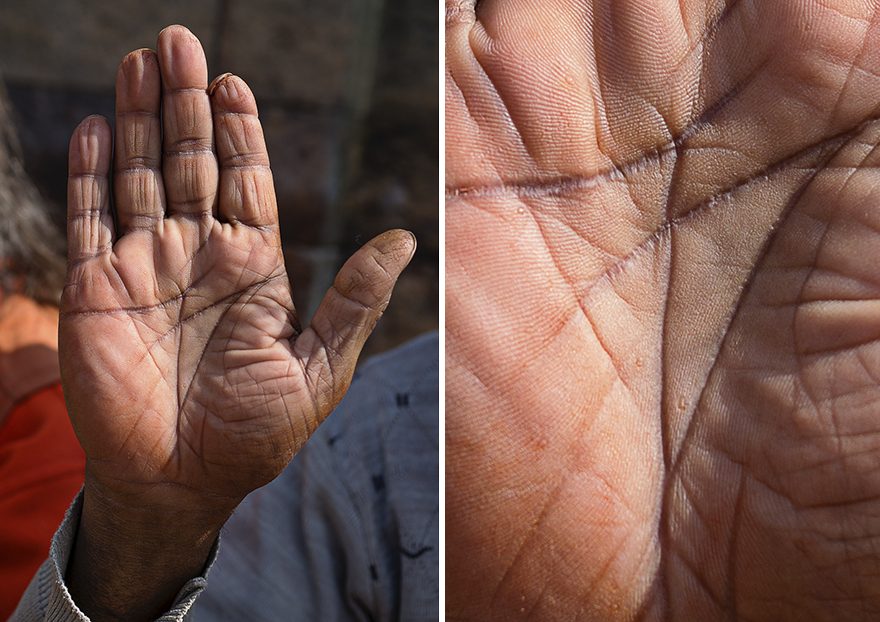 Руки - история жизни. Фотопроект Омара Реды