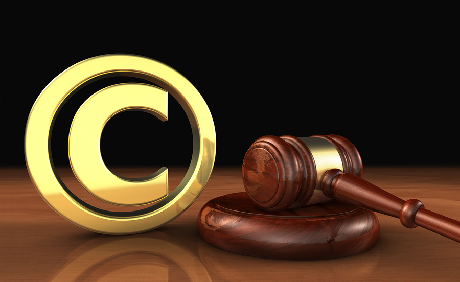 bigstock-Copyright-Icon-And-Gavel-Law-S-
