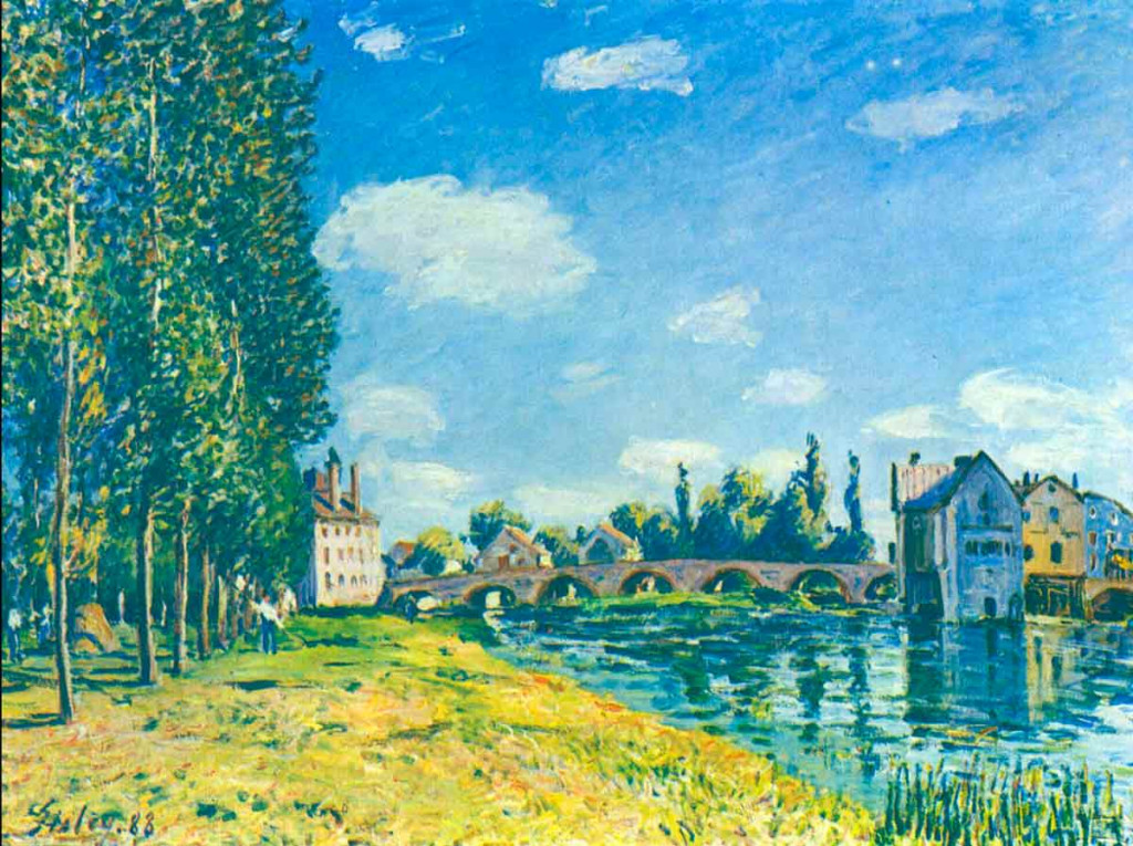 Альфред Сислей (Alfred Sisley) — художник пейзажист, импрессионист