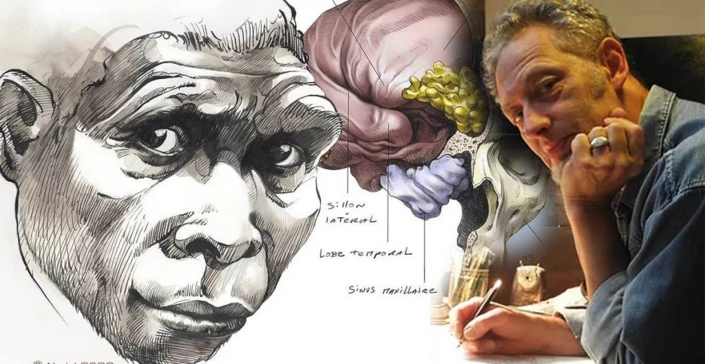 Художник, который рисует то, чего никто не видел: как Оливье-Марк Надель воссоздает лица древних людей по костям и ДНК